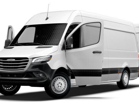 Freightliner Sprinter L3H2 RWD HQ Interior 2024 3D Модель