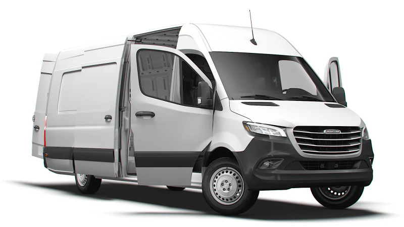 Freightliner Sprinter L4H2 RWD HQ Interior 2024 Modelo 3D .c4d .max .obj .3ds .fbx .stl .blend