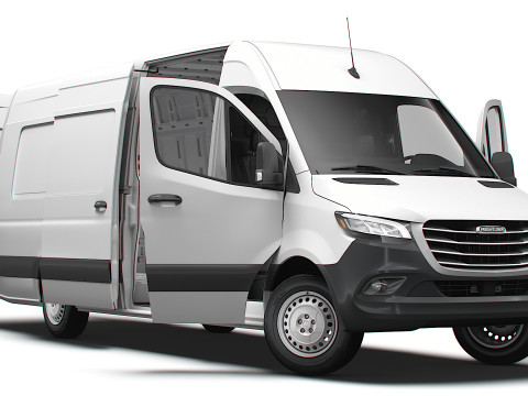 Freightliner Sprinter L4H2 RWD HQ Interior 2024 3D Model