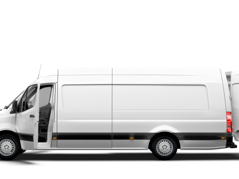 Freightliner Sprinter L4H2 RWD HQ Interior 2024 3D Model