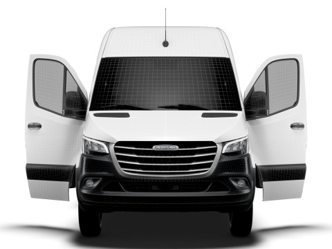 Freightliner Sprinter L4H2 RWD HQ Interior 2024 3D Model