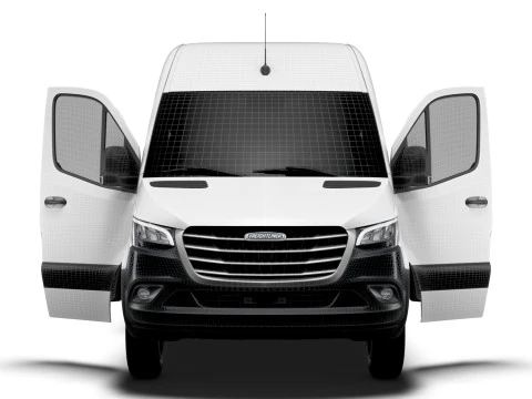 Freightliner Sprinter L4H2 RWD HQ Interior 2024 Modelo 3D