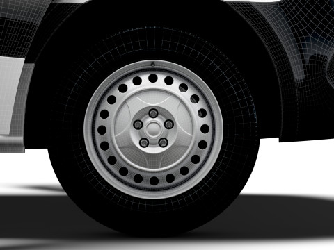 Freightliner Sprinter L4H2 RWD HQ Interior 2024 3D Model