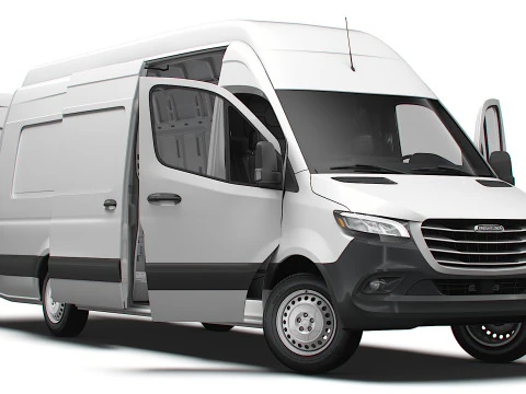 Freightliner Sprinter L4H3 RWD HQ Interni 2024 Modello 3D