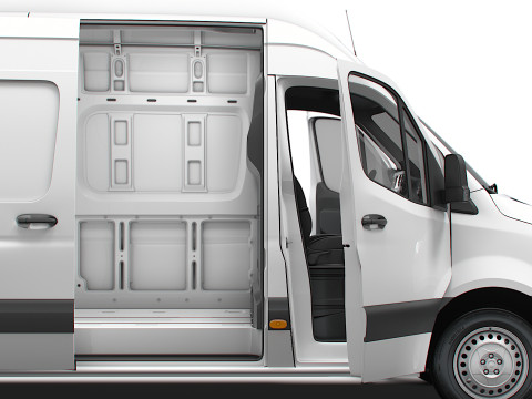 Freightliner Sprinter L4H3 RWD HQ Interior 2024 3D 模型