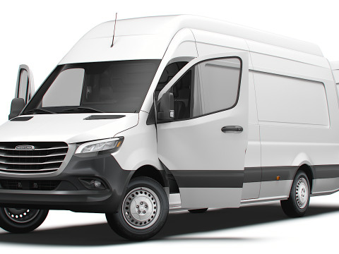 Freightliner Sprinter L4H3 RWD HQ Interior 2024 3D 模型