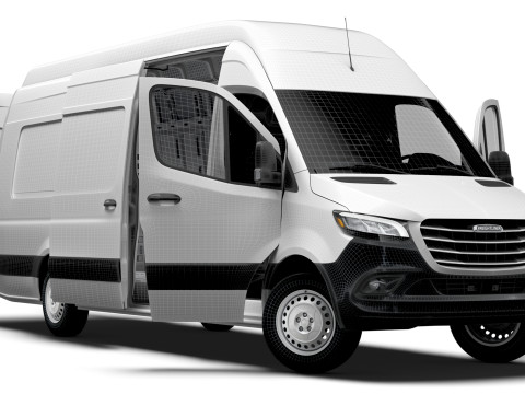 Freightliner Sprinter L4H3 RWD HQ Interior 2024 3D 模型