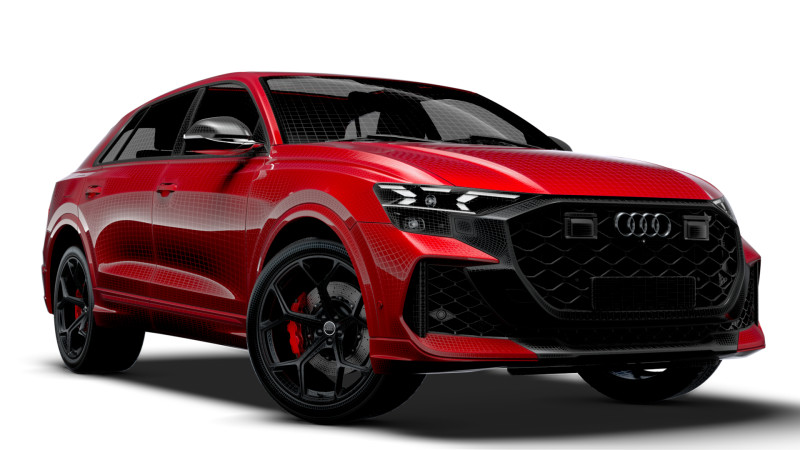 Audi RS Q8 Performance 2024 3D मॉडल .c4d .max .obj .3ds .fbx .stl .blend 
