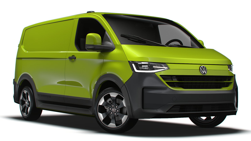 Volkswagen Transporter L1H1 2024 Modèle 3D .c4d .max .obj .3ds .fbx .stl .blend 