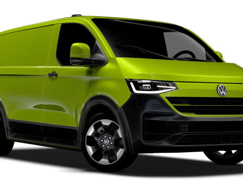 Volkswagen Transporter L1H1 2024 3D Model