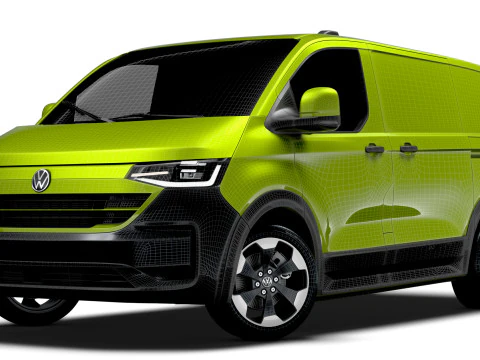 Volkswagen Transporter L1H1 2024 3D Model