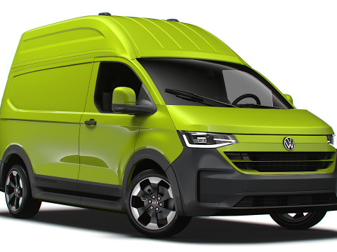 Volkswagen Transporter L1H2 2024 3D Model