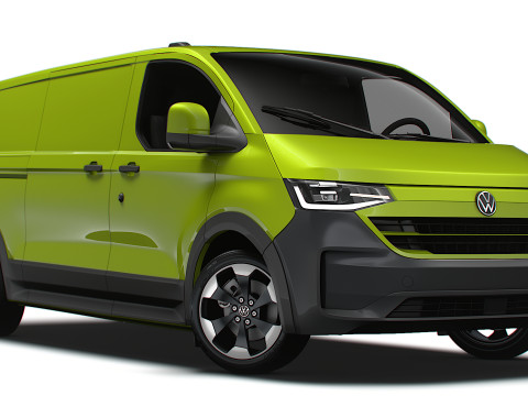 Volkswagen Transporter L2H1 2024 3D-Modell