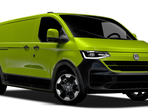 Volkswagen Transporter L2H1 2024 3Dモデル