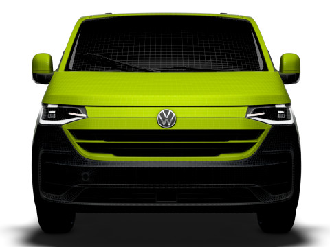 Volkswagen Transporter L2H1 2024 3Dモデル