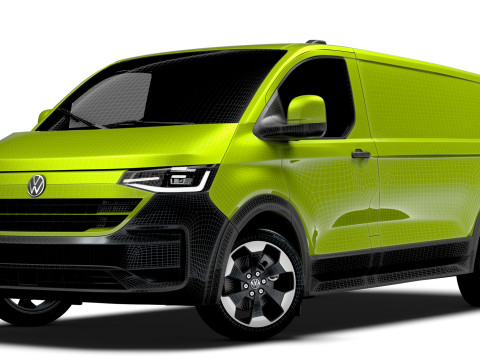 Volkswagen Transporter L2H1 2024 3Dモデル