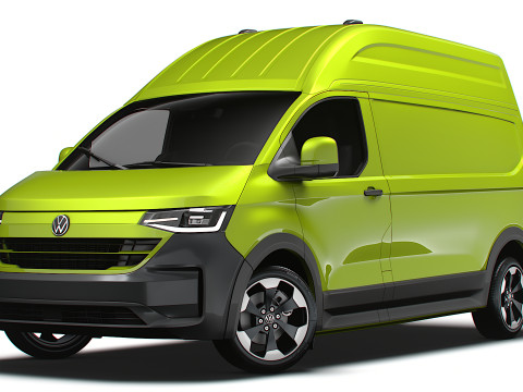 Volkswagen Transporter L2H2 2024 3D Model