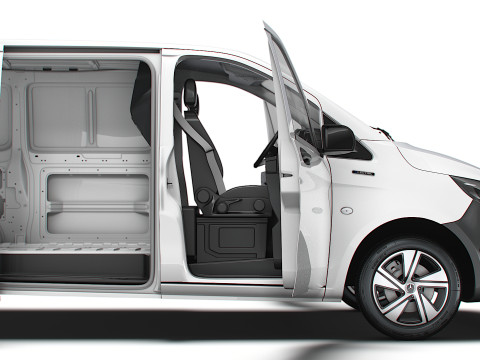 Mercedes Benz eVito L1 HQ Interior 2024 3D Model