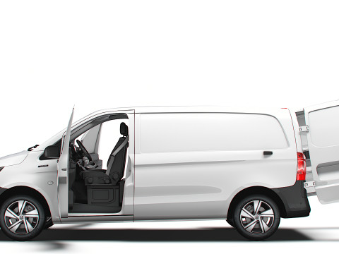 Mercedes Benz eVito L1 HQ Interior 2024 3D Model