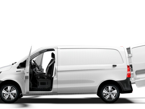 Mercedes Benz eVito L1 HQ Interior 2024 3D Model