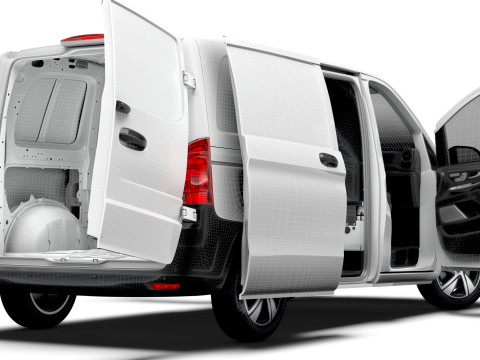 Mercedes Benz eVito L1 HQ Interior 2024 3D Model