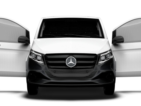 Mercedes Benz eVito L1 HQ Interior 2024 3D Model