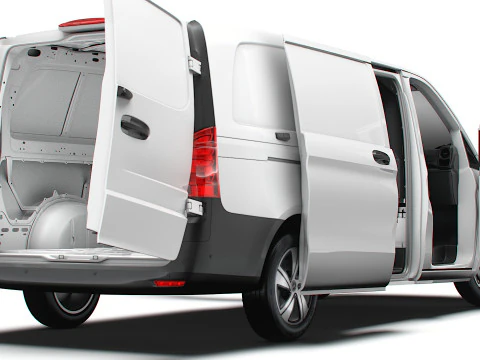 メルセデス ベンツ eVito L3 HQ インテリア 2024 3Dモデル