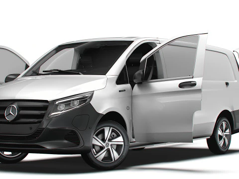 メルセデス ベンツ eVito L3 HQ インテリア 2024 3Dモデル