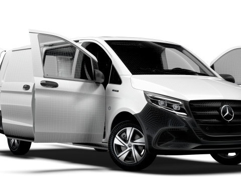 Mercedes Benz eVito L3 HQ Interior 2024 3D Модель