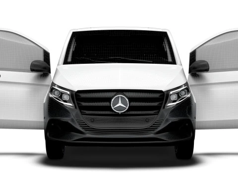 メルセデス ベンツ eVito L3 HQ インテリア 2024 3Dモデル