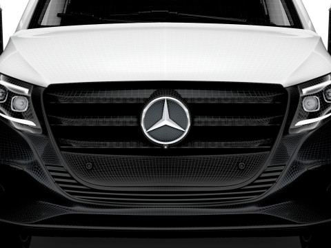 Mercedes Benz eVito L3 HQ Interior 2024 3D Модель
