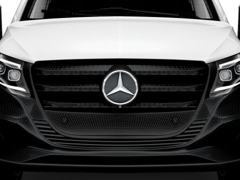 メルセデス ベンツ eVito L3 HQ インテリア 2024 3Dモデル