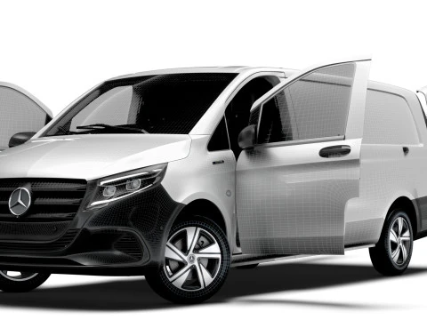 メルセデス ベンツ eVito L3 HQ インテリア 2024 3Dモデル