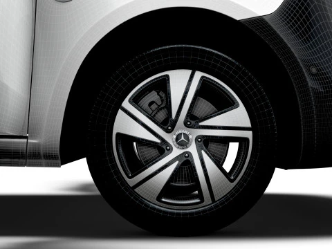 メルセデス ベンツ eVito L3 HQ インテリア 2024 3Dモデル