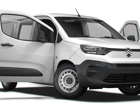 Citroen e Berlingo SWB Van HQInterior 2024 3D Model