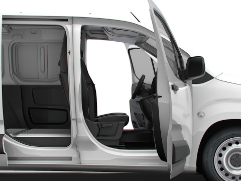 Citroen e Berlingo SWB Van HQInterior 2024 3D Model