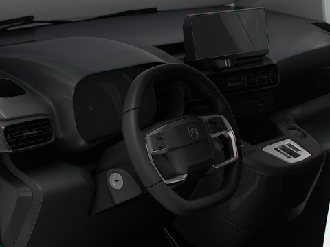 Citroen e Berlingo SWB Van HQInterior 2024 3D Model