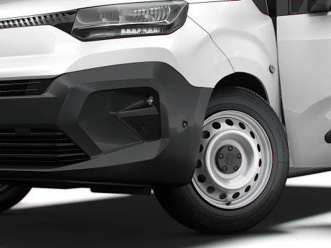 Citroen e Berlingo SWB Van HQInterior 2024 3D Model