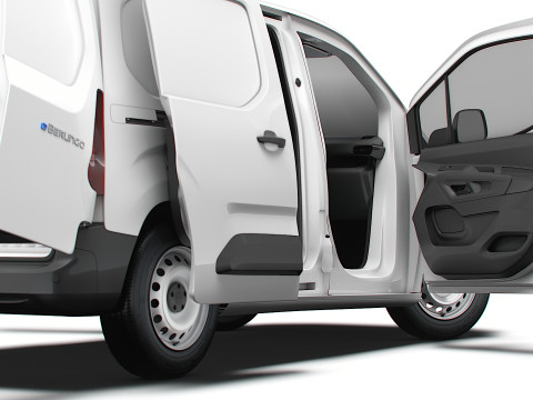 Citroen e Berlingo SWB Van HQInterior 2024 3D Model