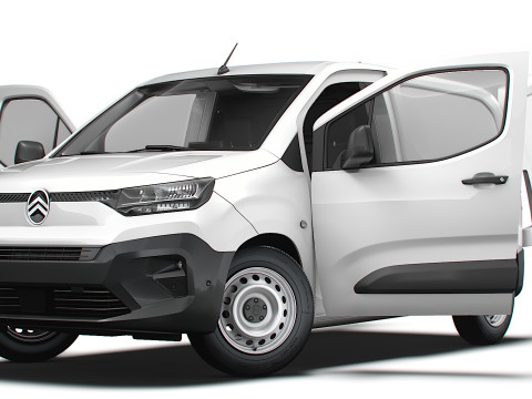 Citroen e Berlingo SWB Van HQInterior 2024 3D Model