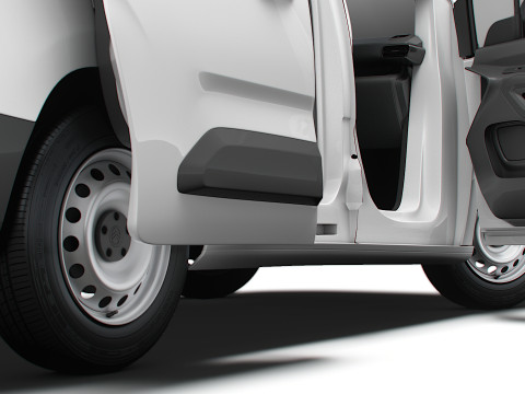 Citroen e Berlingo SWB Van HQInterior 2024 3D Model