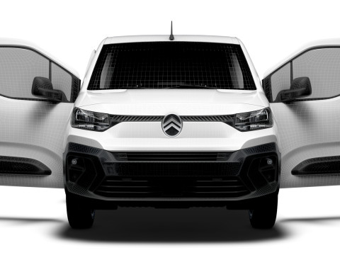 Citroen e Berlingo SWB Van HQInterior 2024 3D Model