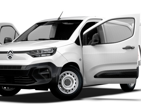 Citroen e Berlingo SWB Van HQInterior 2024 3D Model