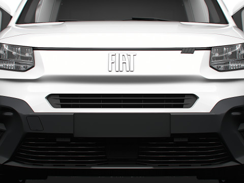 Fiat E Doblo SWB Van HQInterior 2024 3D Модель