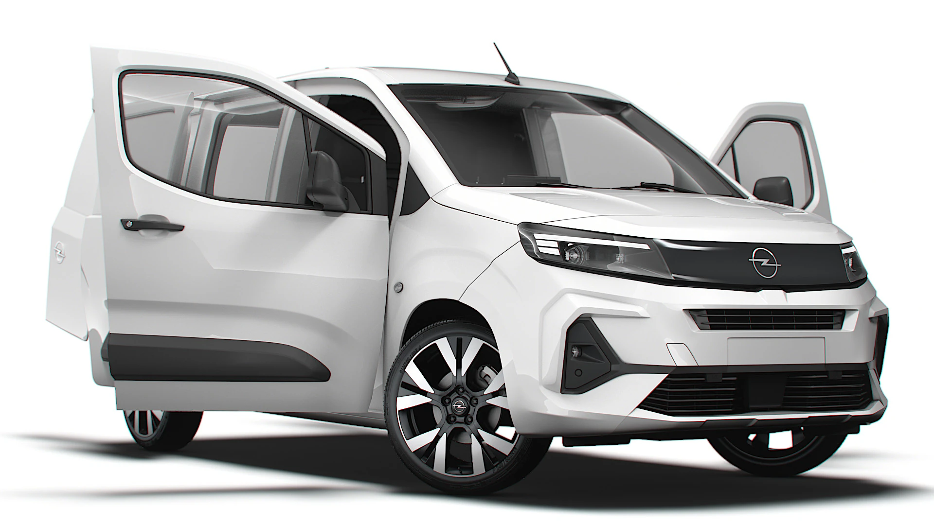 Opel Combo e SWB Van HQInterior 2024 3D Model .c4d .max .obj .3ds .fbx .stl .blend 