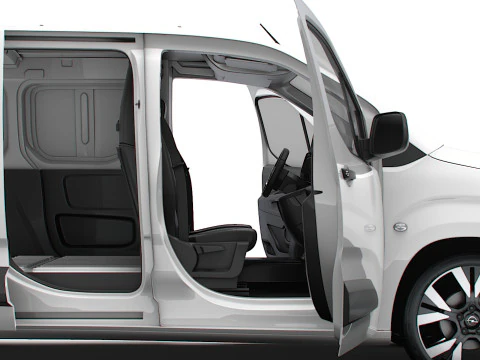 Opel Combo e SWB Van HQInterior 2024 3D Model