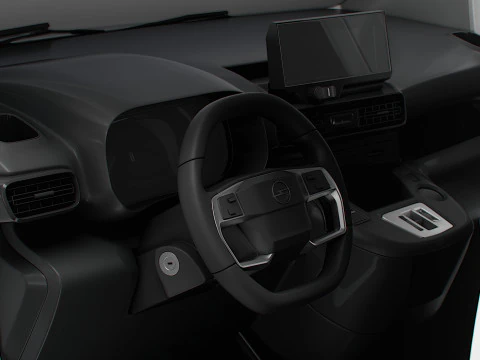Opel Combo e SWB Van HQInterior 2024 3D Model