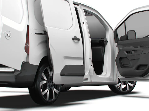 Opel Combo e SWB Van HQInterior 2024 3D Model