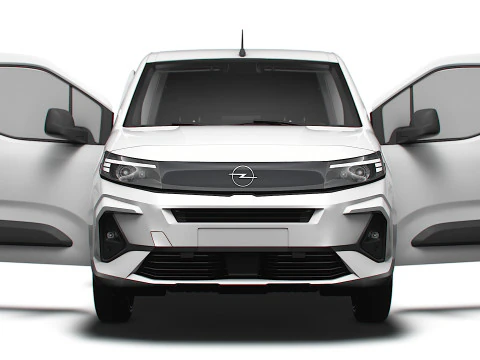Opel Combo e SWB Van HQInterior 2024 3D Model