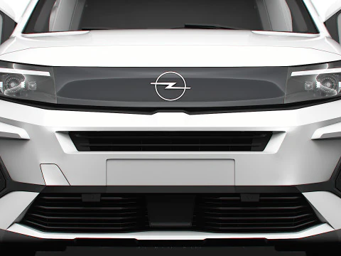 Opel Combo e SWB Van HQInterior 2024 3D Model